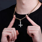 JINAO Iced Cross Necklace