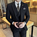 Luxury Stripe Korean Slim Tuxedo Set