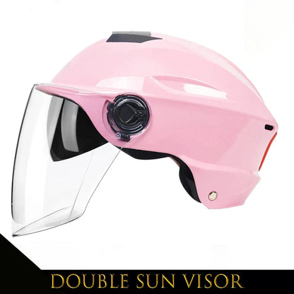 Unisex Half Face Motorcycle Helmet