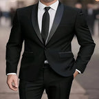 Single-Button Slim Dance Party Suit