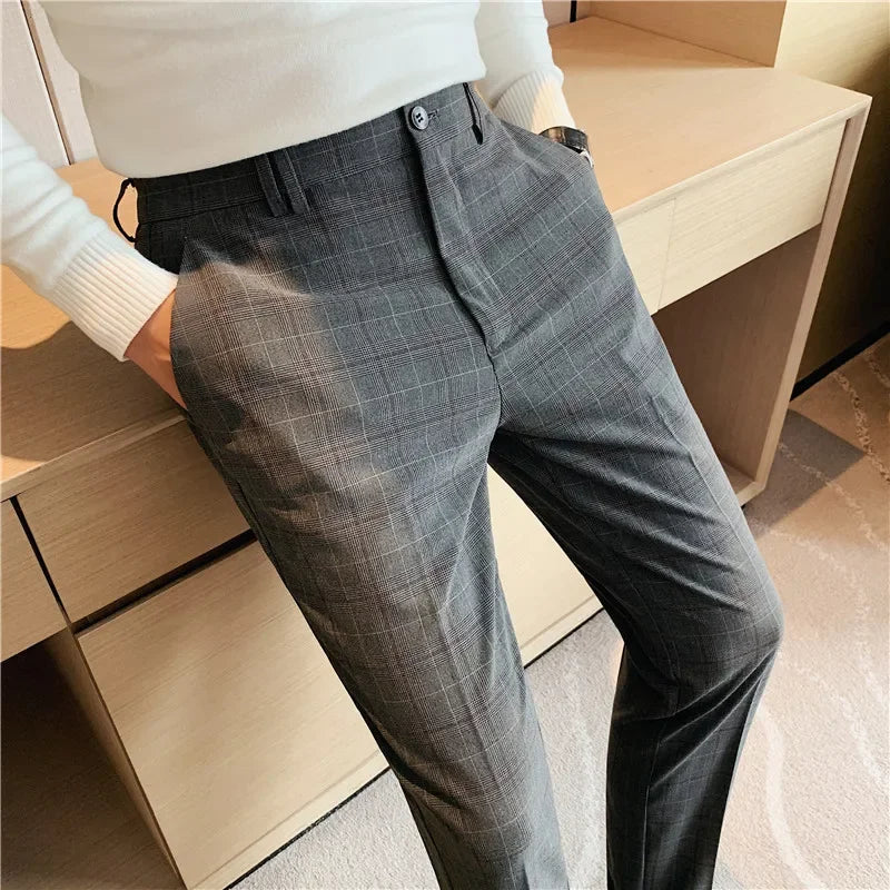 Slim Formal Wedding Suit Trousers