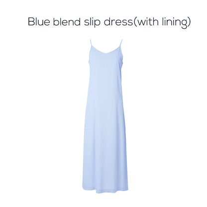 Striped Blouse with Slip Dress