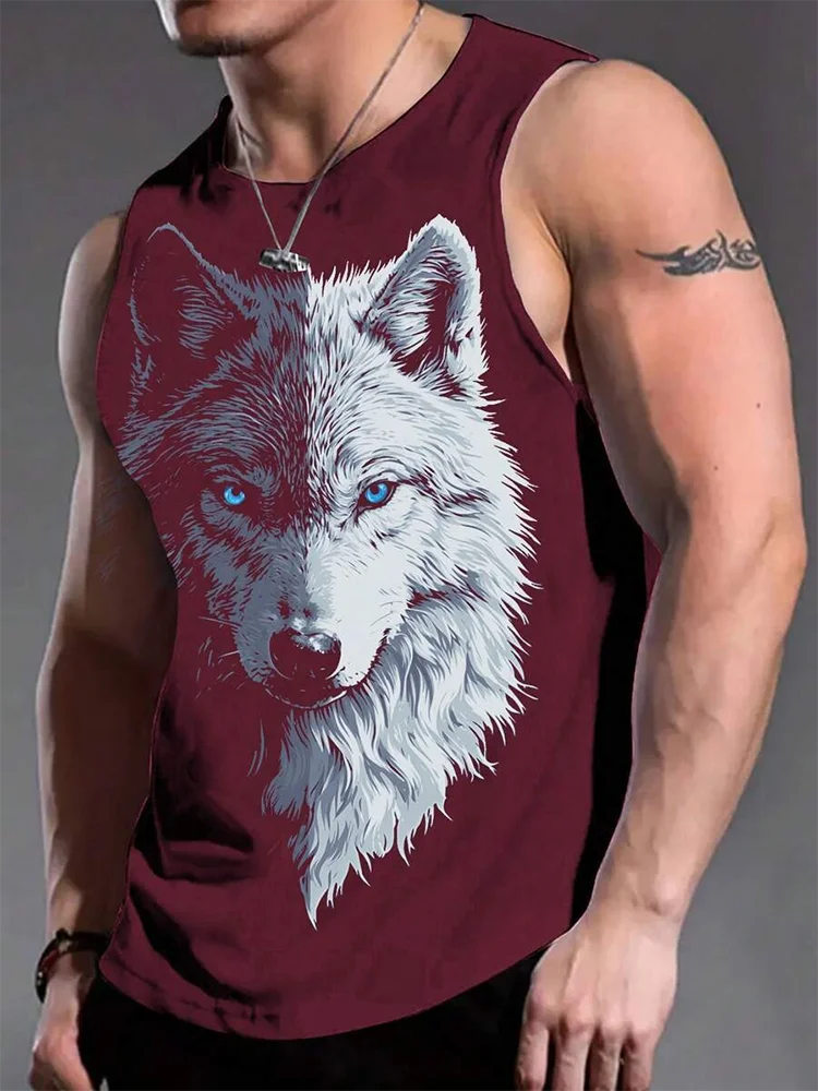 Street Graffiti Print Tank Top