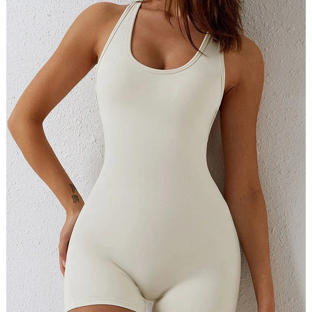 Women's Yoga High-Stretch Slim Playsuit