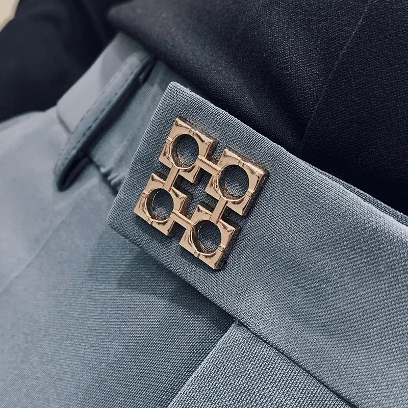 Slim Fit England-Style Suit Trousers
