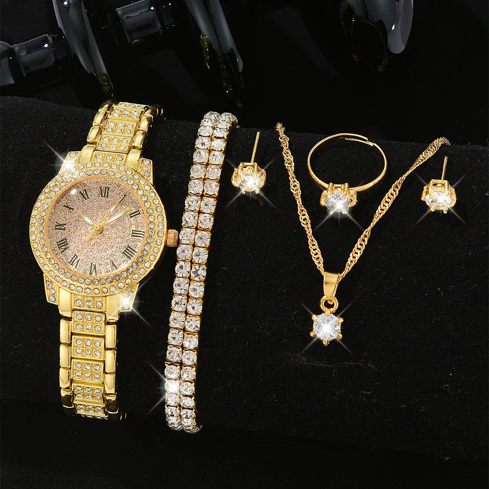 Luxury Gold Women Watch