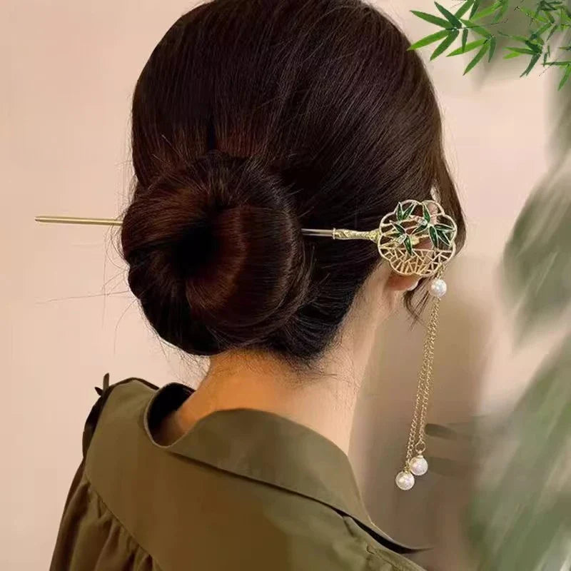 Floral Design Hair Stick