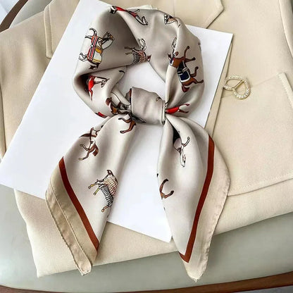 Luxury Silk Feel Square Scarf