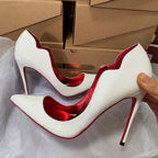 Patent Leather Pointed Stiletto Heels