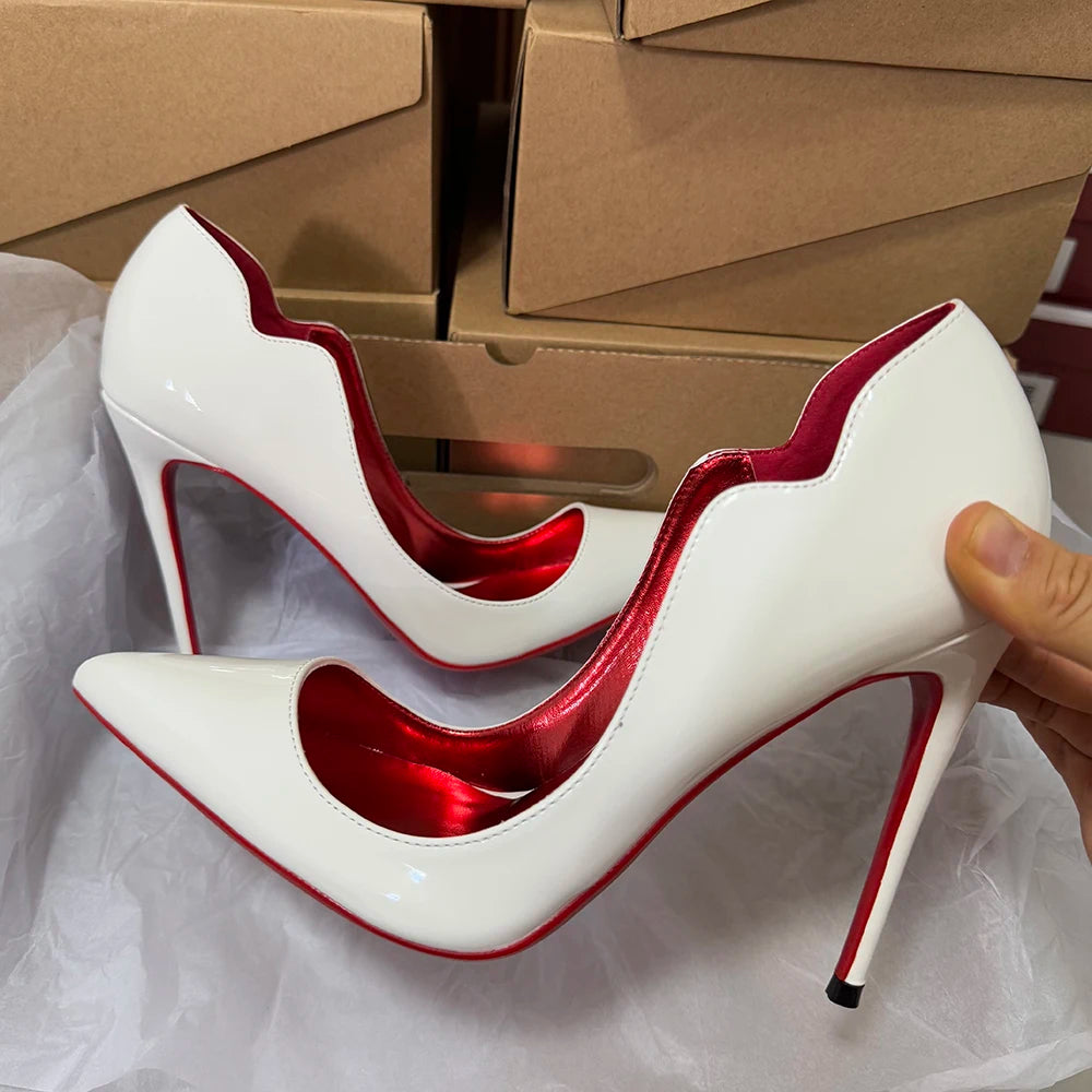 Patent Leather Pointed Stiletto Heels