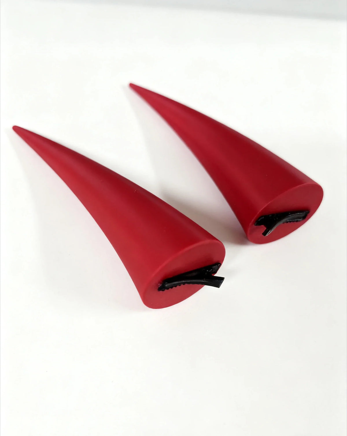 Red Devil Horn Hair Clip