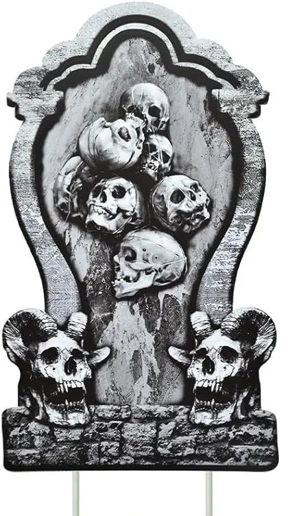 Skeleton Tombstone Yard Signs