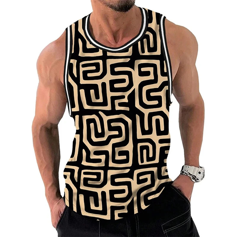 Retro Streetwear Graphic Tank Top