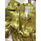 Satin Print Luxury Pajama Set