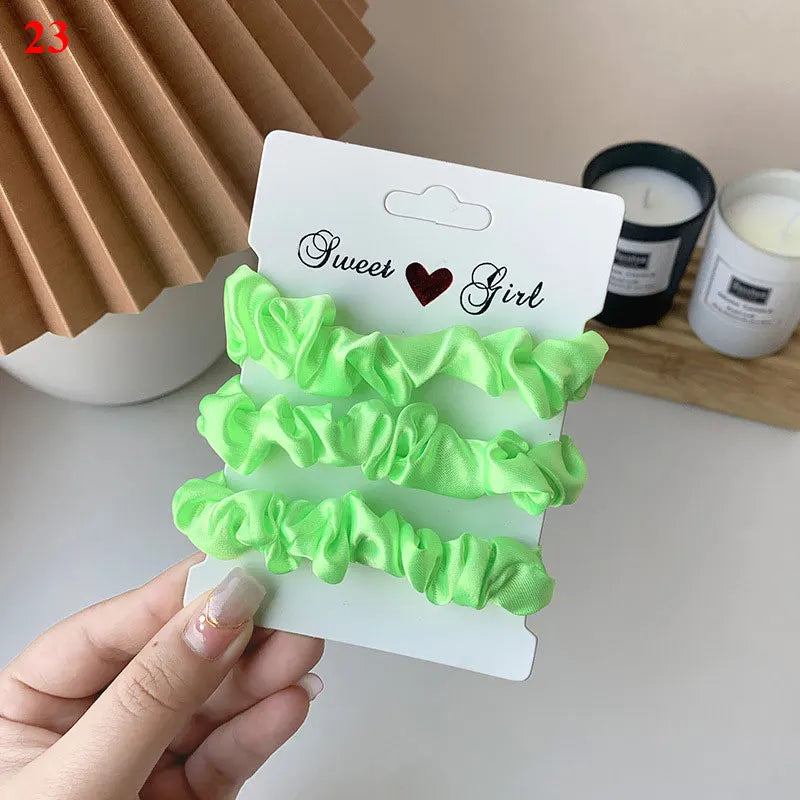 Satin Scrunchie Set