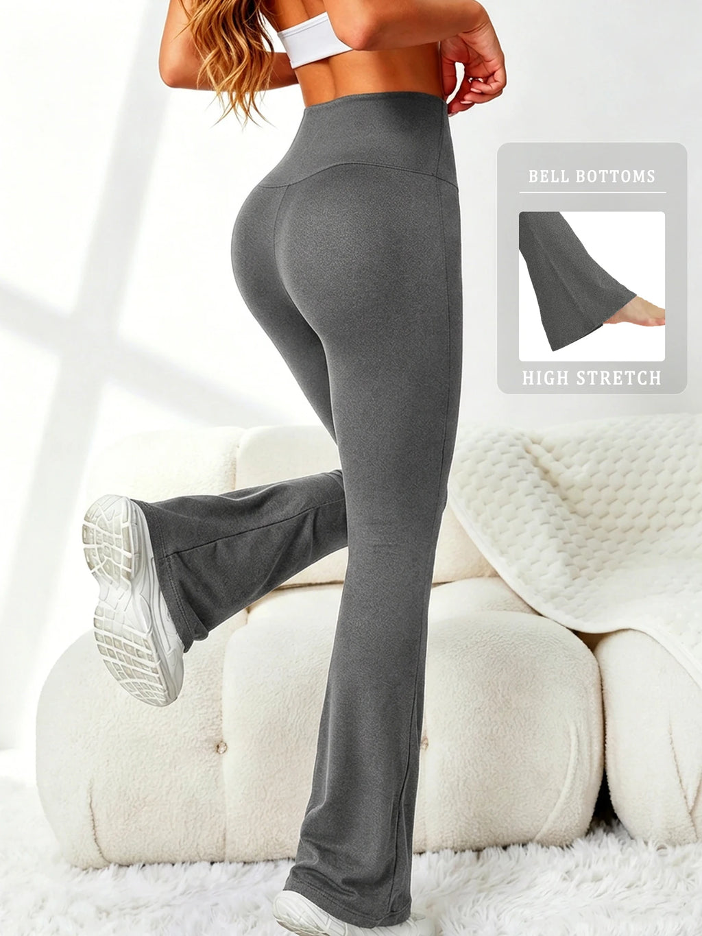 Super-Soft Bell-Bottom Yoga Leggings