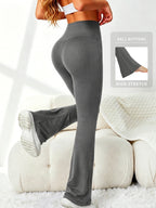 Super-Soft Bell-Bottom Yoga Leggings
