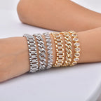 Gold Copper Chain Bracelet