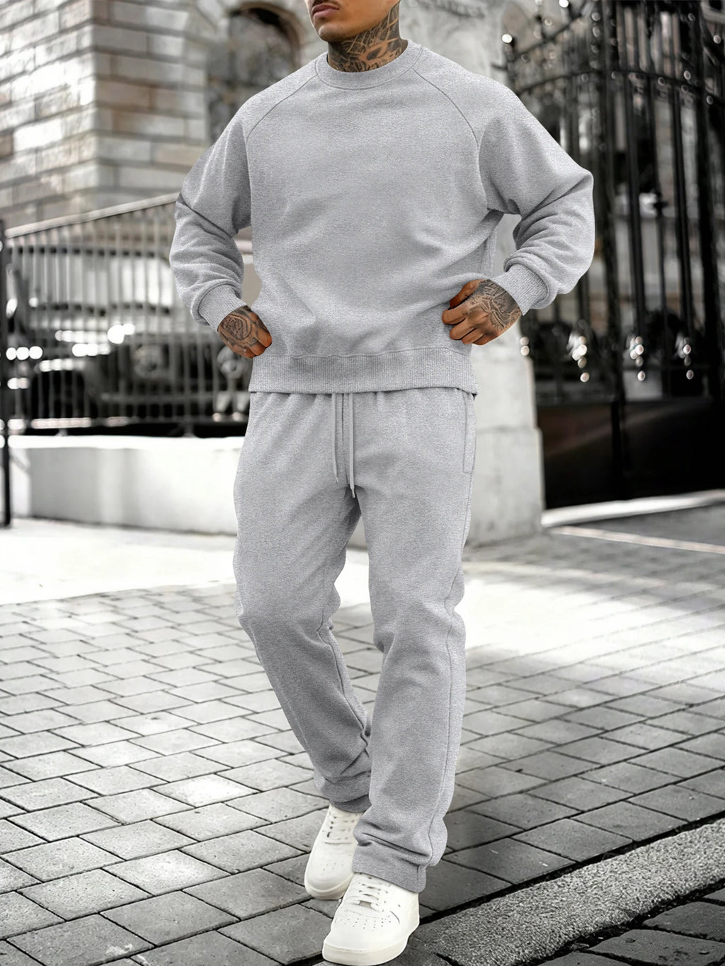 Fleece Relaxed Sportswear Casual Suit