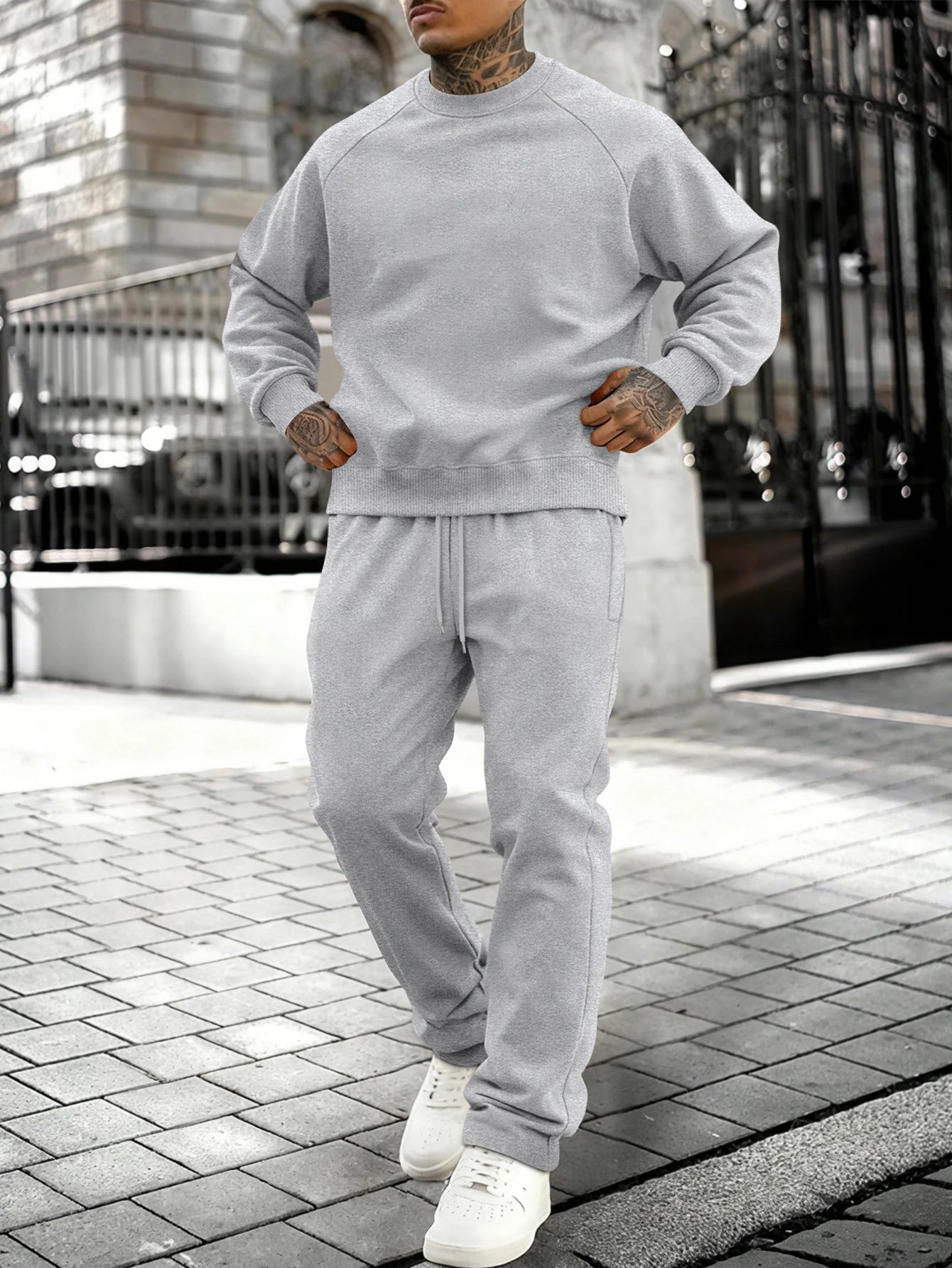 Fleece Relaxed Sportswear Casual Suit