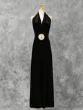 Glamorous Open-Back Flare Jumpsuit