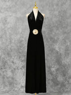 Glamorous Open-Back Flare Jumpsuit