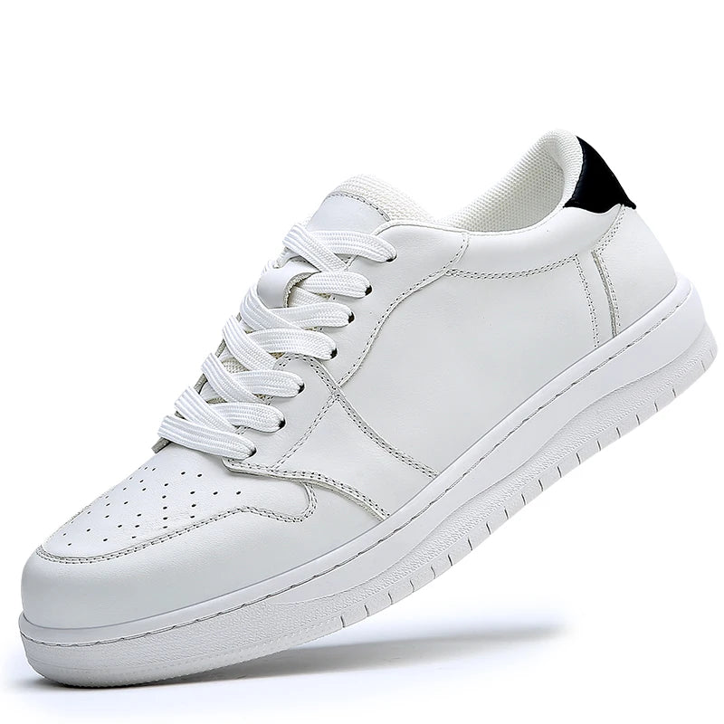 Genuine Leather Fall Platform Sneakers