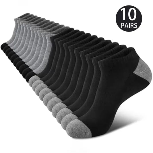 10 Pairs Breathable Low Cut Socks