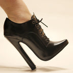 Women Lace-Up Party Pumps