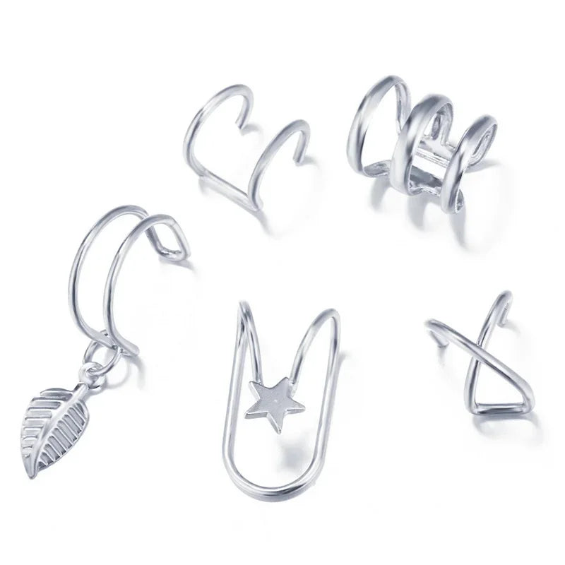 Crystal Clip Ear Cuffs