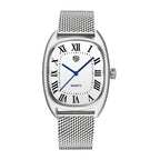 RollsTimi Oval Leather Quartz Watch