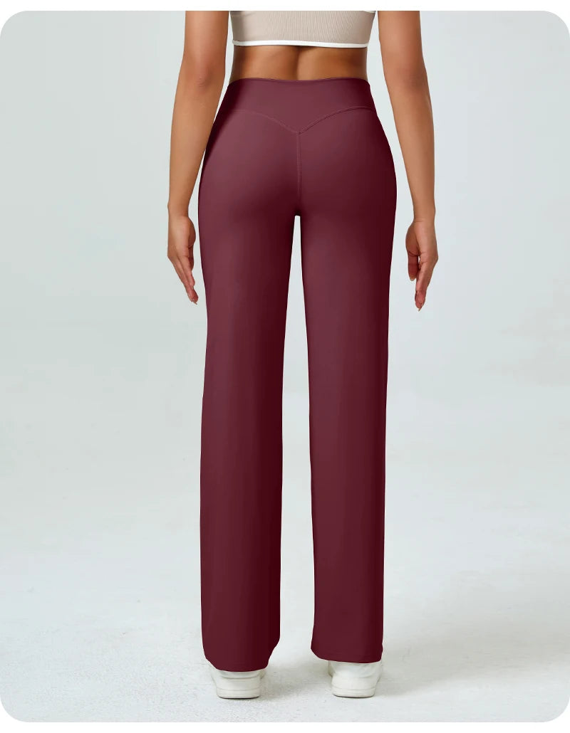 Naked-Feel Straight-Leg Yoga Pants