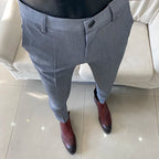 Slim Fit England-Style Suit Trousers