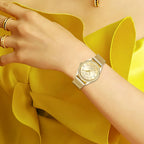Gold Chronograph Watch
