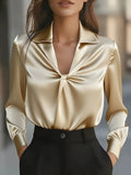 Jersey Solid Pullover Regular Fit Top