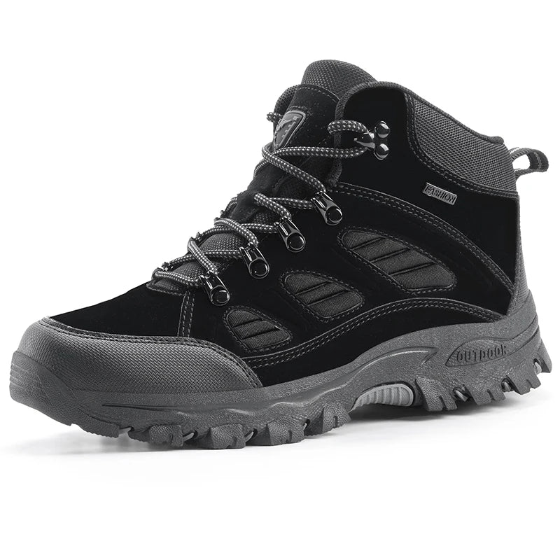 High-Top Waterproof Hiking Shoes