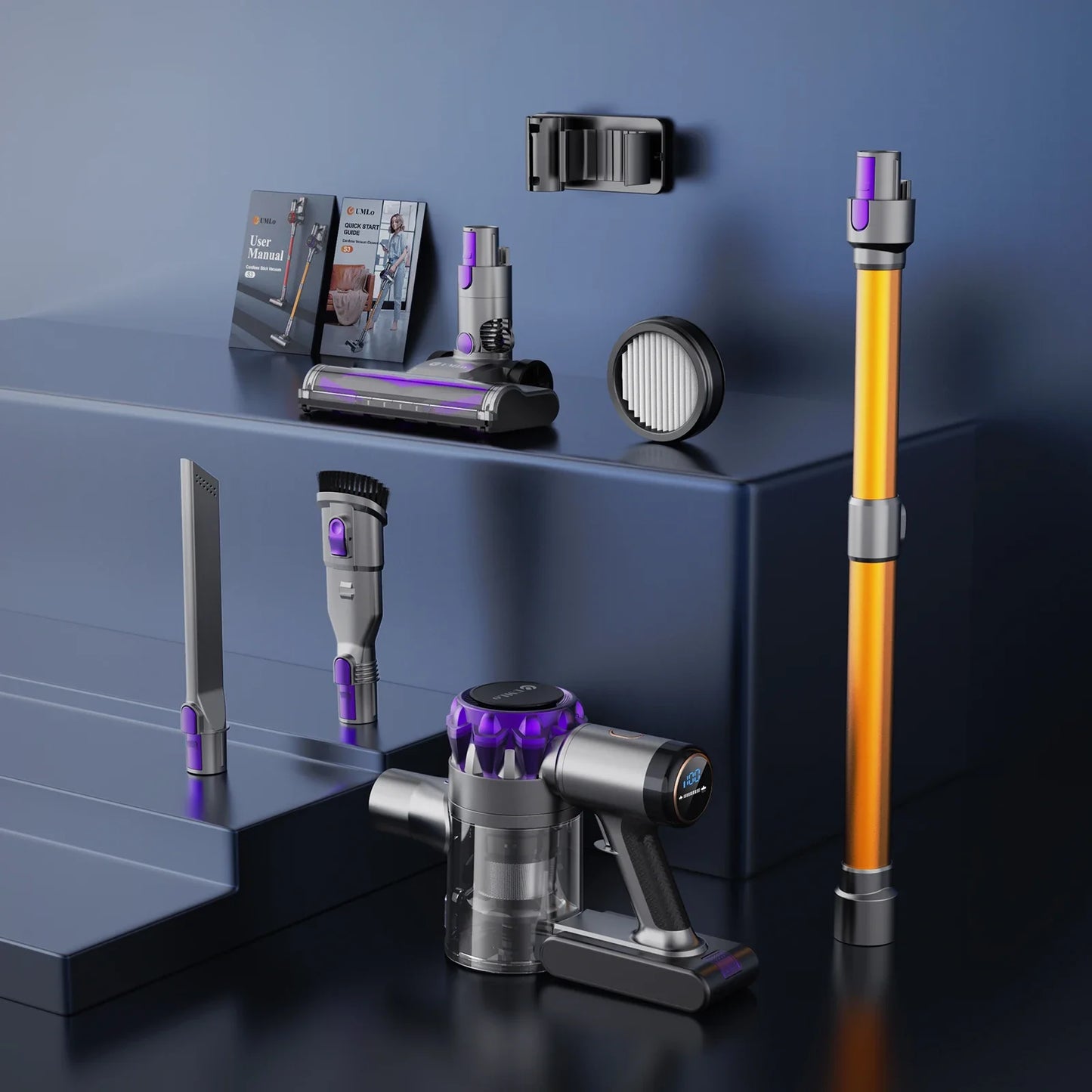 Cordless Touchscreen Vacuum Cleaner