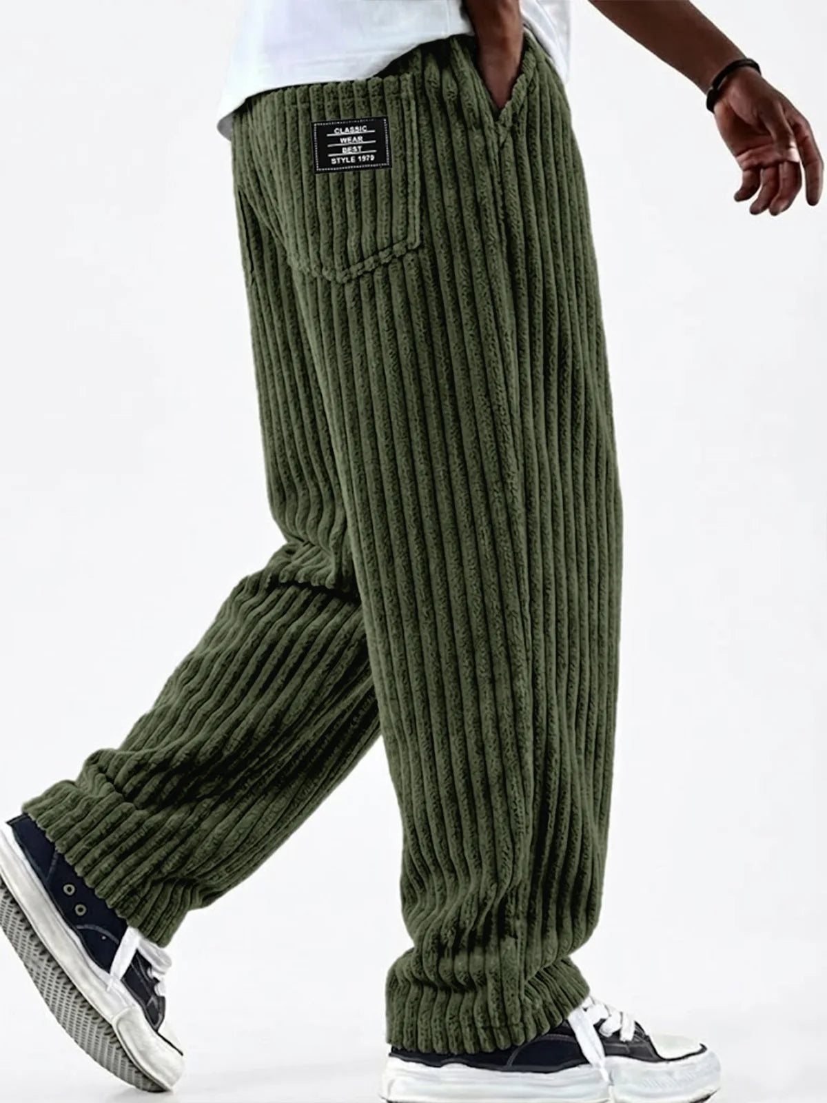 Corduroy Knit Casual Pants