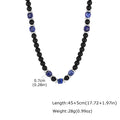 Mprainbow Agate Lapis Necklace