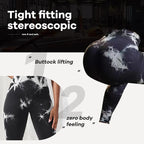 Tie-Dye Seamless Scrunch Yoga Leggings