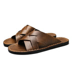 Handmade Leather Beach Slippers