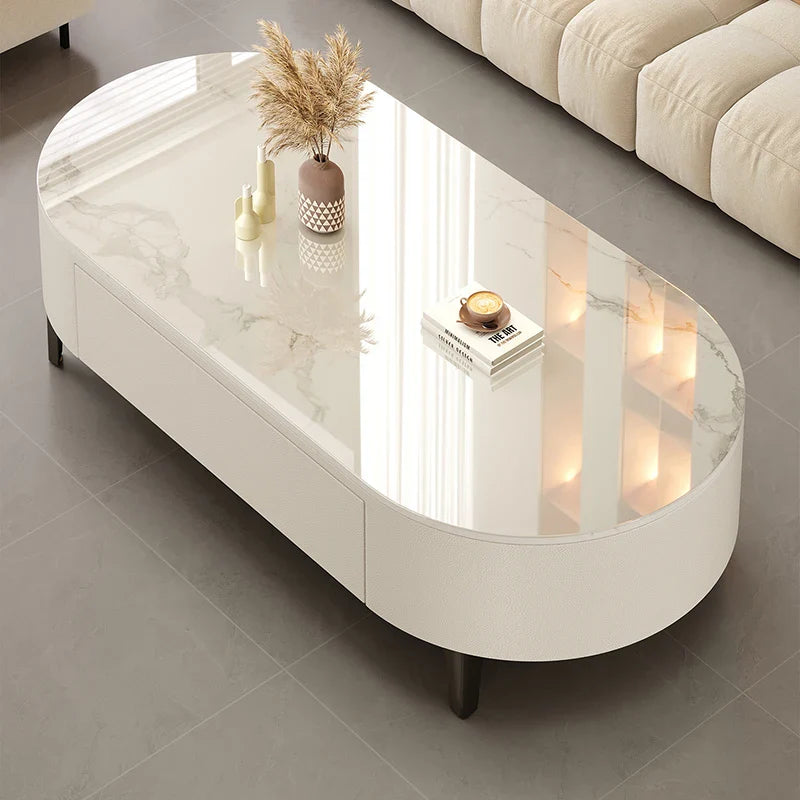 Modern Oval Coffee Table