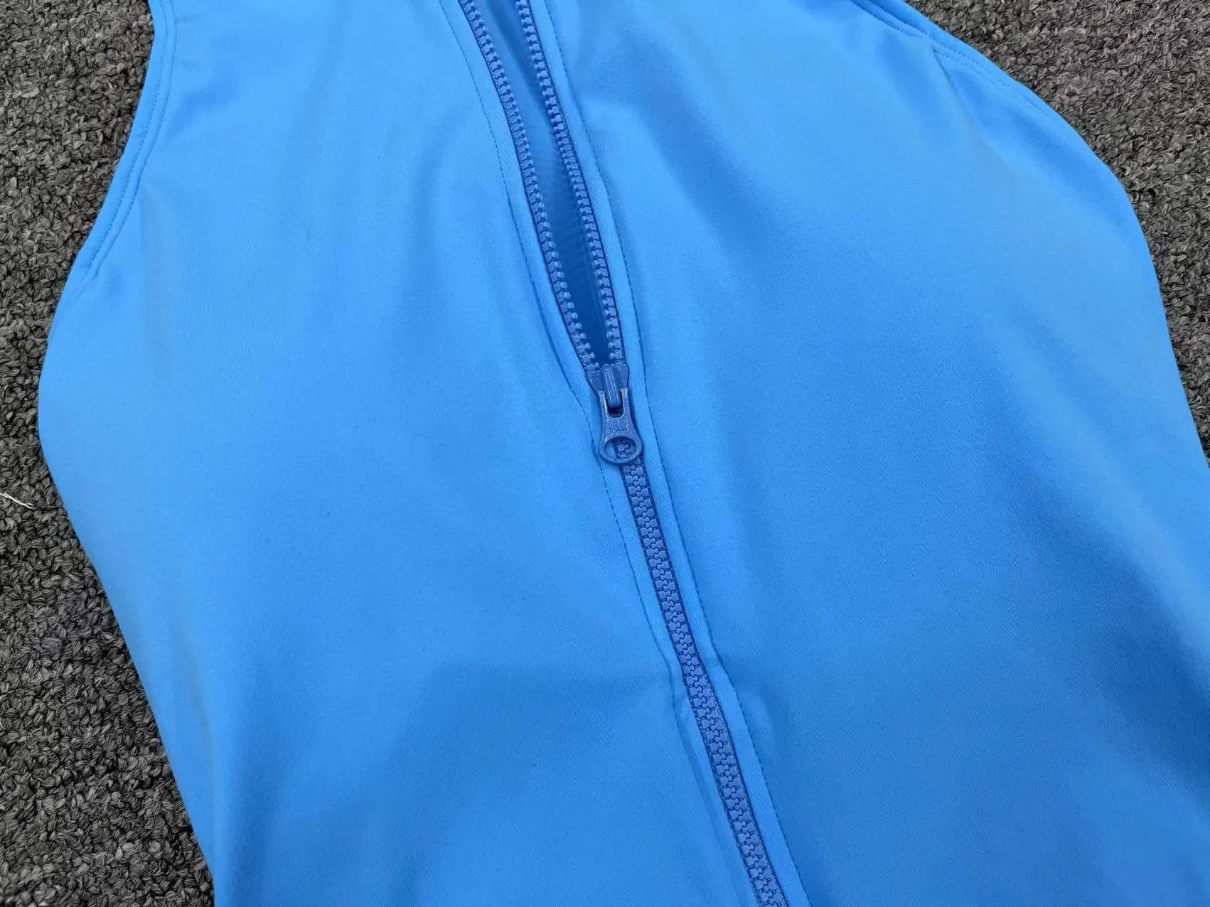 Nylon Patchwork Long Sleeve True-To-Size Fit Sports Jumpsuit