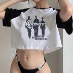 Star Graphic Crop T-Shirt
