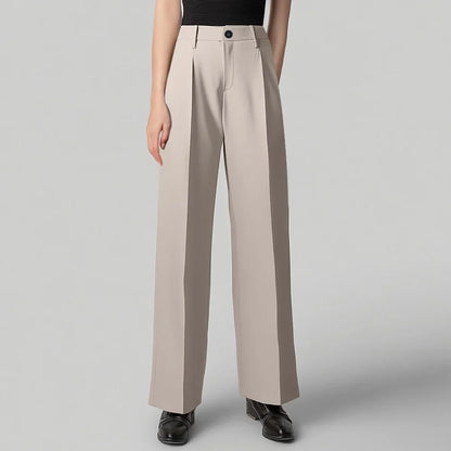High Waist Straight Pants