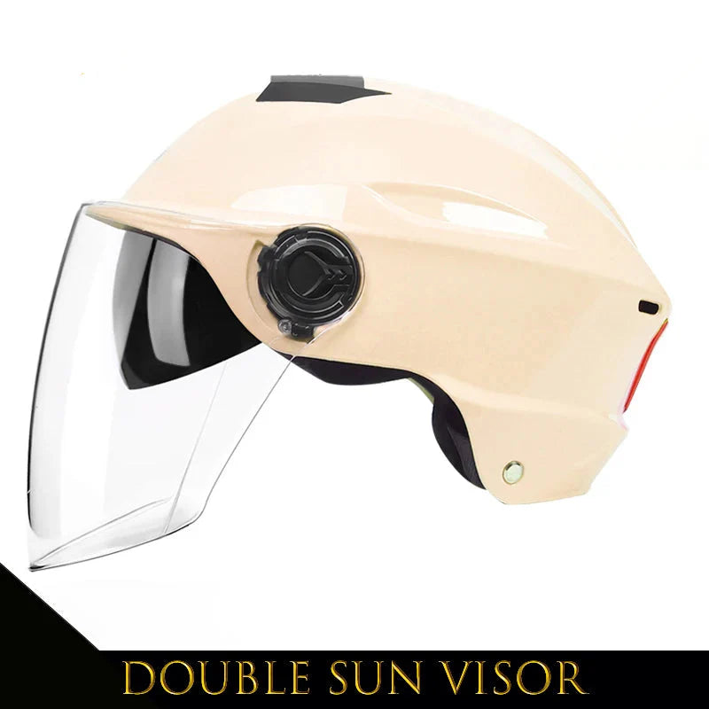 Unisex Half Face Motorcycle Helmet