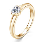 Anziw Heart Cut Moissanite Ring