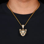Moissanite Leopard Pendant Necklace