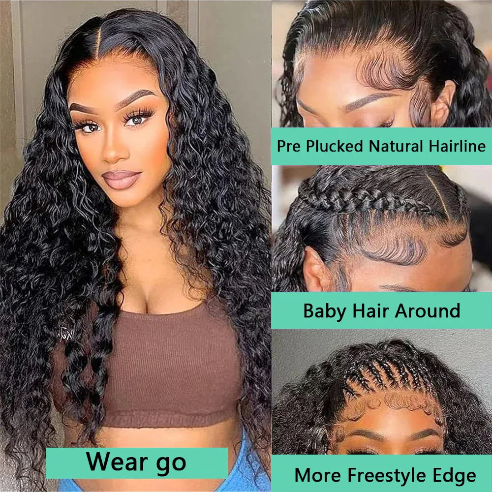 Glueless Water Wave Wig