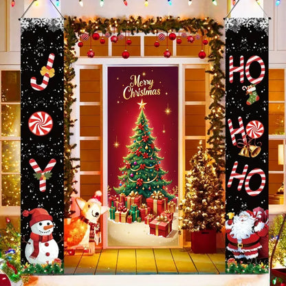 Christmas Santa Door Banner